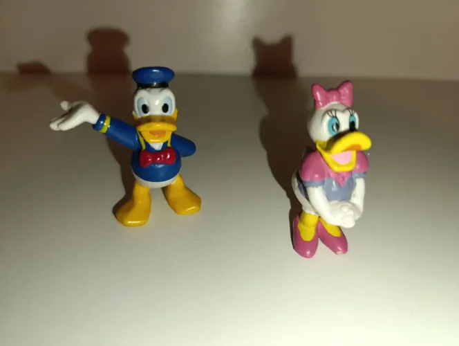 Miniatura Pato Donald e margarida Disney