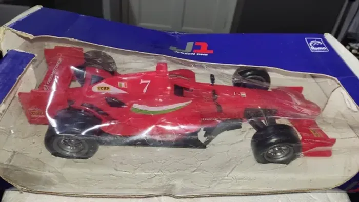 Miniatura Carro Fórmula 1 Roma Jensen 30 Cm (Caixa) Vermelho