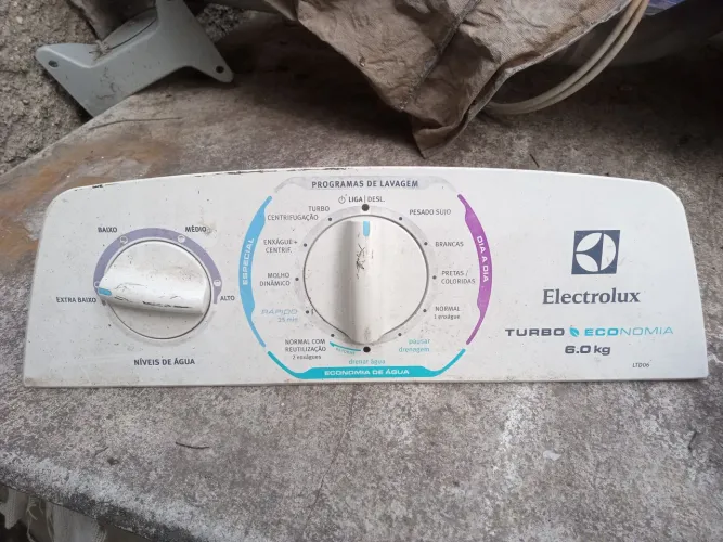Peças da máquina de lavar Eletrolux 6 kg. lte06