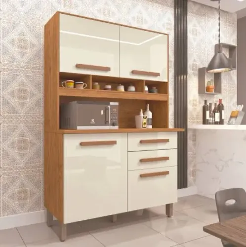 Cozinha Sofia off white 3 gavetas / ENTREGA HOJE !!! 