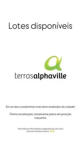 Lote nascente e plano 