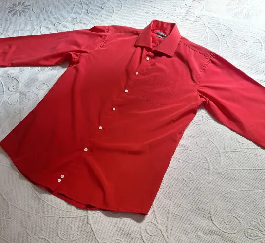 Ótimo preço - Camisa Social Masculina Emporio Colombo Premium - Tam 5 - Nova