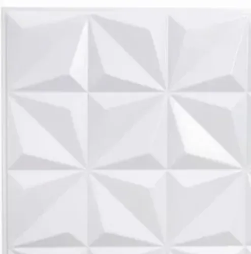 placa adesiva para decoração hd81201 30cmx30cm interpont 1unidade triangular