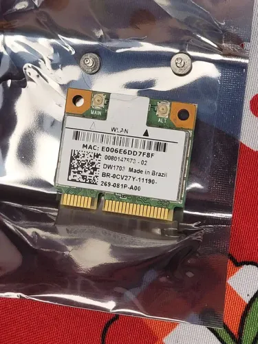 Placa Wi-Fi Atheros 2 GHz (original Dell notebook)