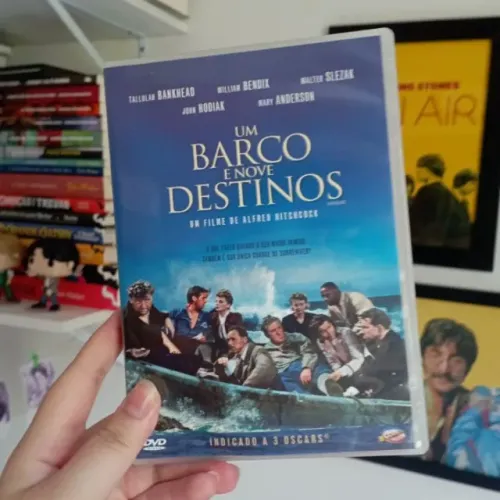 dvd um barco e nove destinos | alfred hitchcock