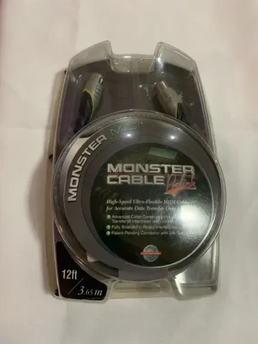 1 Par De Cabo Midi 5p 3,65m Monster Cable Digilink Mmidi-12p