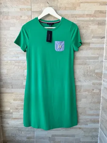 vestido verde Thommy Hilfiger, tamanho P.