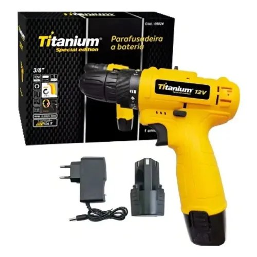 Parafusadeira Furadeira 12V 1,2Ah Special Edition 06238 - Titanium