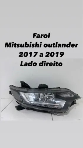 Farol Mitsubishi outlander 2017 a 2019 Ld 