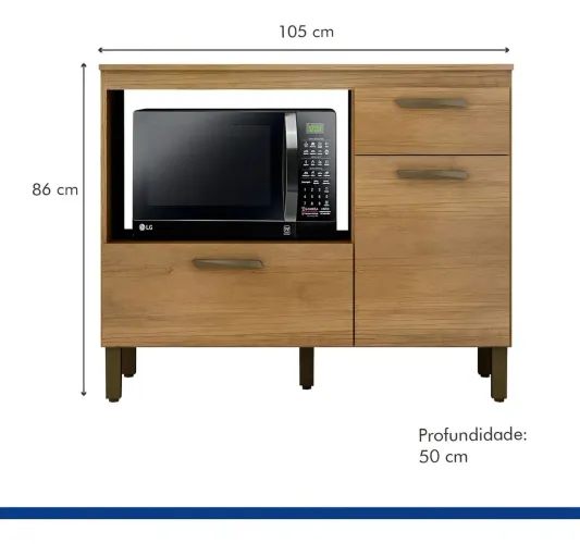 Balcão para Cooktop 5 bocas pronta entrega 