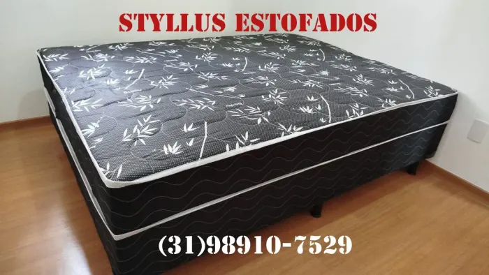 Cama Box Casal com Estofado