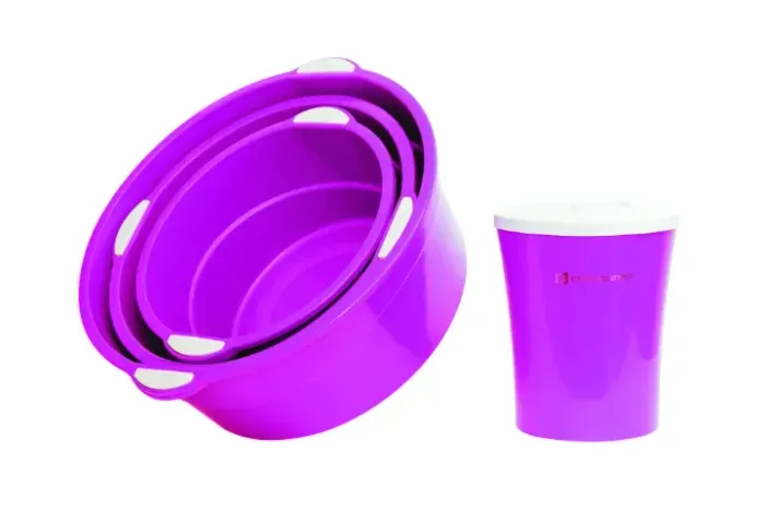 KIT BACIA COM LIXEIRA  4 PEÇAS