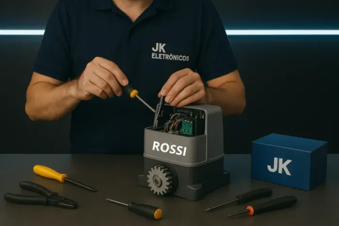 Conserto de motor Rossi - Autorizada Oficial - Jk Eletrônicos Oficial