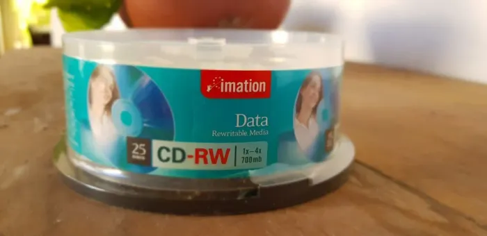 Pack 25 CD-RW Imation 700MB - Lacrado, Regravável e Diversas Caixas!