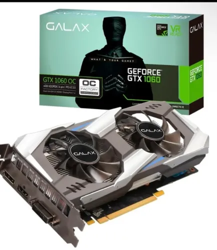 Placa de vídeo GTX 1060 6GB