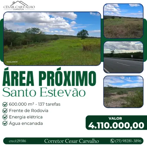 ÁREA PRÓXIMO À SÃO GONÇALO - 137 TAREFAS