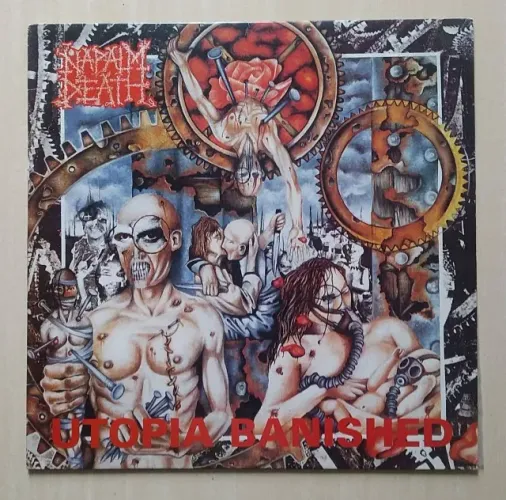 Napalm Death (UK) "Utopia Banished" (sem encarte)