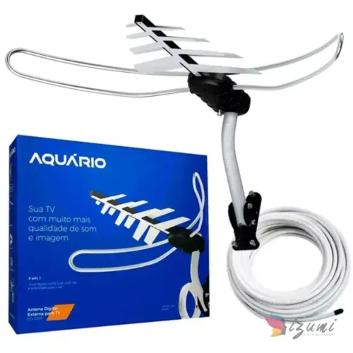 Antena Dtv-3000 Digital Externa para TV - Aquário