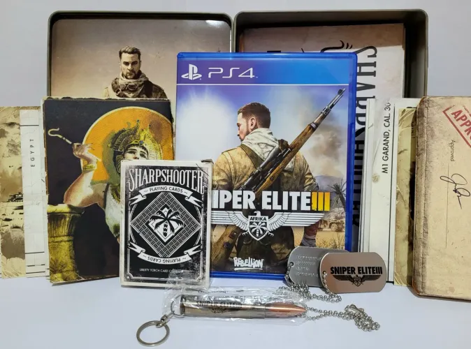 Box Sniper Elite 3 Collector's Edition, para ps4 