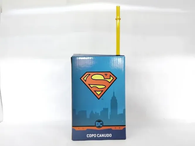 Copo Canudo Dc: Superman