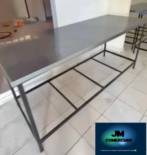 Mesa de Aço Inox para Cozinha - Nova!