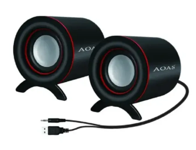 Caixa de Som Mini Subwoofer Aoas E-001 para Computador e Notebook 