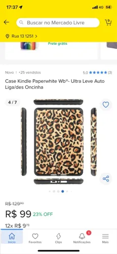 Capa Kindle 10° geração Paperwhite