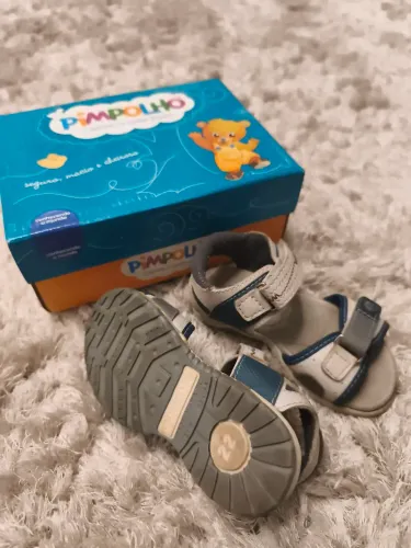 Sandália infantil Pimpolho - Tamanho 22