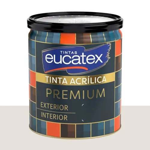 Tinta Acrílica Acetinada Eucatex Brilho de Estrela 800 ml