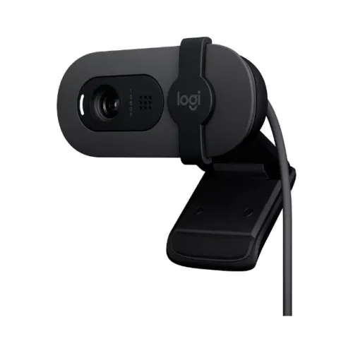 Webcam Logitech Brio 100 Preta