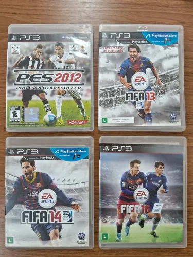 Jogos PS3 Playstation 3 FIFA e PES