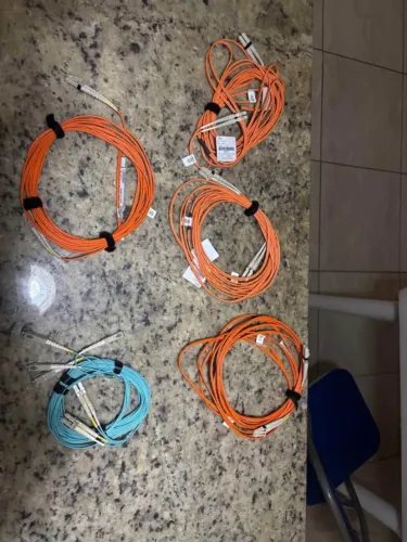 Cordões de fibra óptica de 5 metros