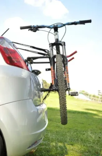 Suporte Transbike para 2 Bikes Apoio Sedan Hatch Aço