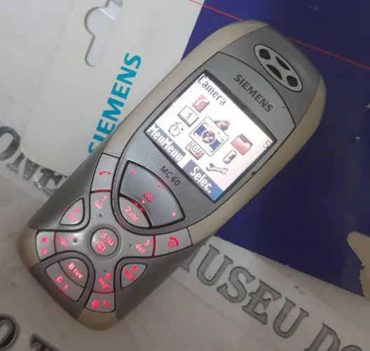Siemens MC60 da TIM celular antigo RELIQUIA primeiro com câmera 