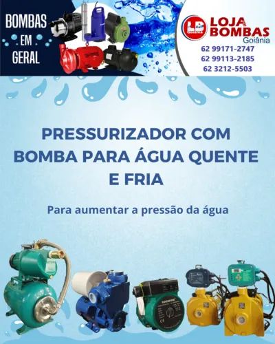 PRESSURIZADORES COM BOMBA CENTRIFUGA