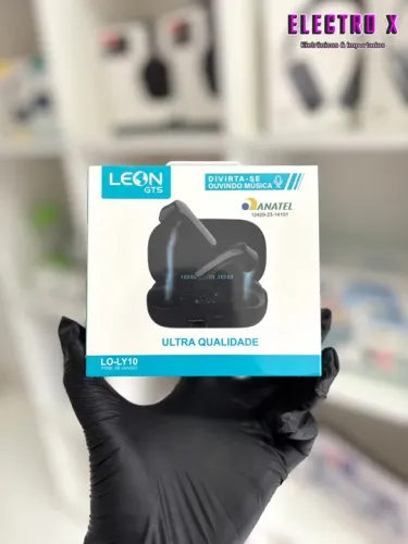 FONE BLUETOOTH E CARREGADOR PORTÁTIL LEON
