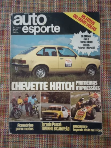 Revista Auto Esporte - Nº 181 - Chevette Hatch