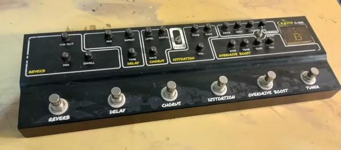Pedal - Pedaleira Caline c-300 - multi efeitos - multi stomp.