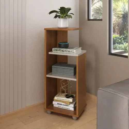 Mesa de Apoio Bis Cinamomo/Off White (PAGAMENTO SOMENTE NA ENTREGA)