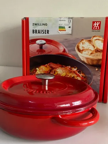Panela Caçarola Zwilling Braiser Vermelha