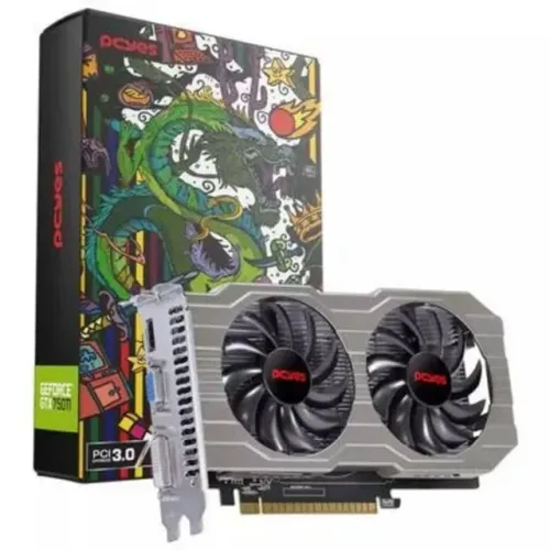 Placa de Vídeo Nvidia GeForce PCYes GTX 750 Ti, GDDR5, 4GB, 128BITS, Full Size, Dual Fan