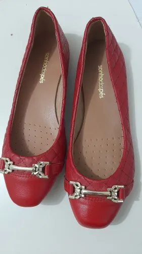 Sapatilha Feminina Sonho dos Pés 36 Vermelha