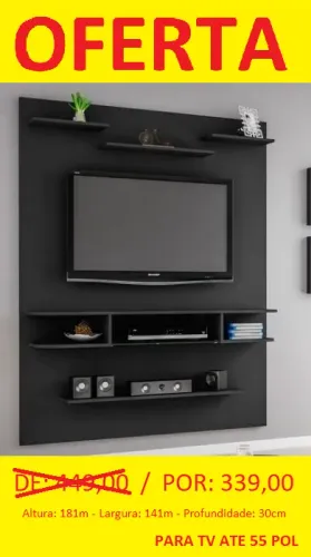 Painel para tv - entrega imediata