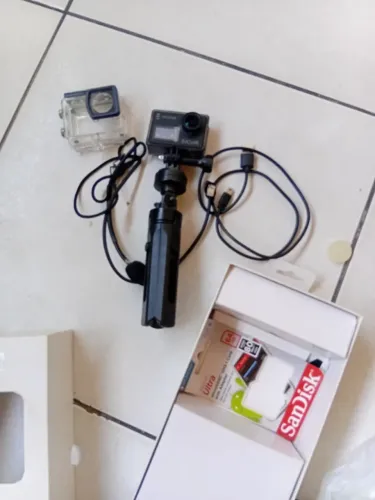 Câmera sjcam 6legend ideal para gravar motovlog e suas aventuras e atividades esportivas