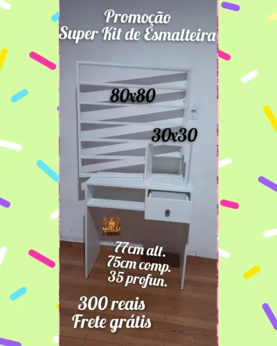 Super Kit Esmalteira com Frete Grátis!