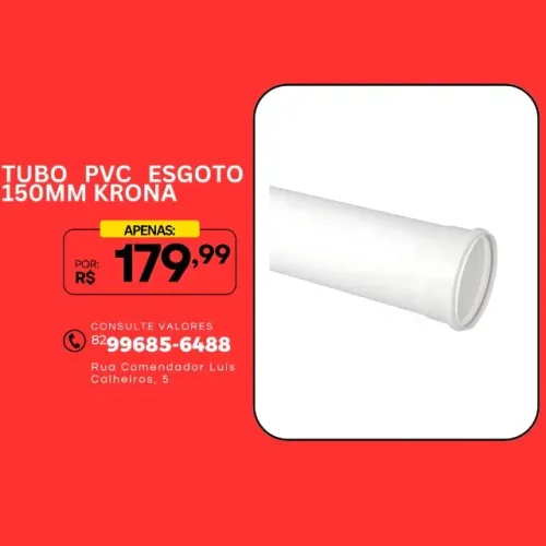 TUBO ESGOTO 150mm KRONA