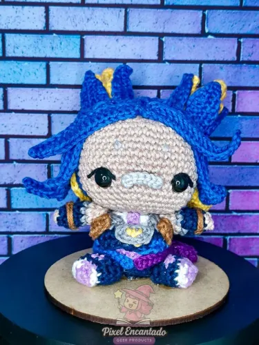 Neon Valorant Amigurumi 