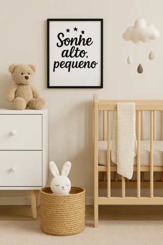 Quadro Decorativo com Moldura 24x33cm