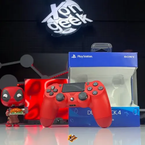 Controle Dualshock 4 PS4 Vermelho | Lacrado! | Com Garantia! - A Pronta Entrega! 