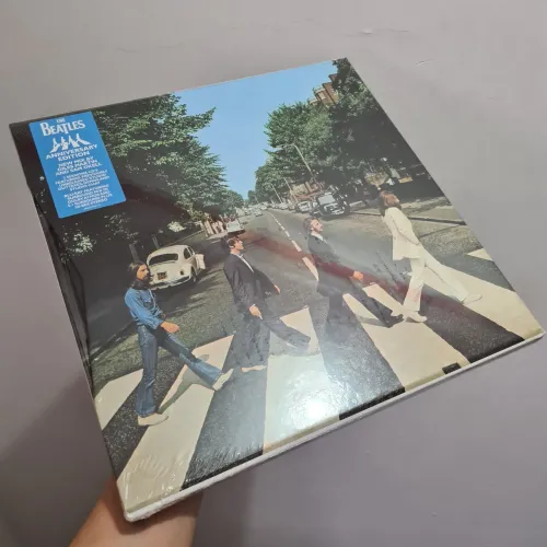 Box usado blu-ray + 3 cd The Beatles - Abbey Road 50th Anniversary